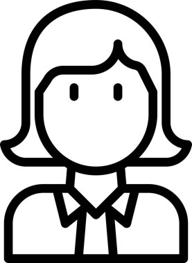 Avatar kişi vektör simgesi