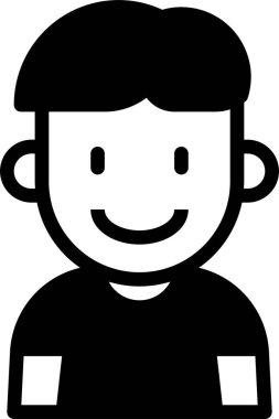 çocuk Avatar. çocuk vektör illüstrasyonu 