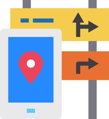 akıllı telefon simgesi vektör illüstrasyonu