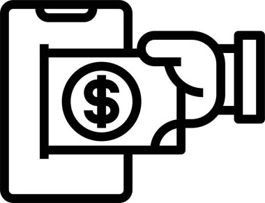 finansal bankacılık düz vektör simgeleri