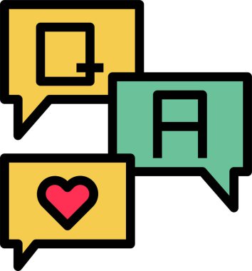 Müşteri hizmeti simgesi, vektör illüstrasyonu