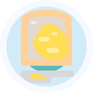 Kahvaltının vektör çizimi 