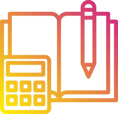 kitap simgesi vektör illüstrasyonu