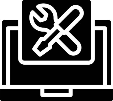 Simge vektör illüstrasyonunu onar