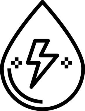 Ekoloji minimalist vektör simgesi