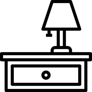 Lamba konseptinin minimalist vektör simgesi