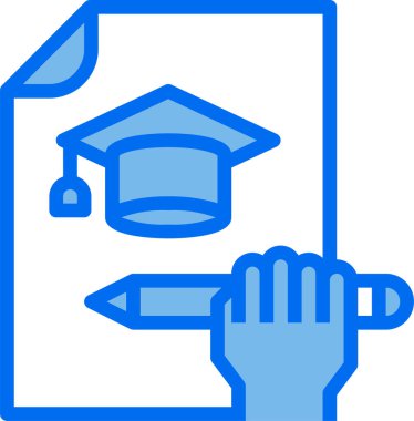 Eğitim minimalist vektör simgesi