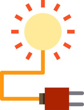 Ekoloji minimalist vektör simgesi