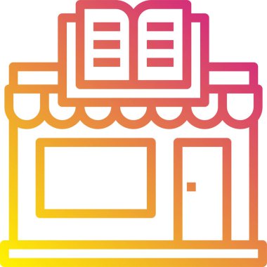 kitap simgesi vektör illüstrasyonu