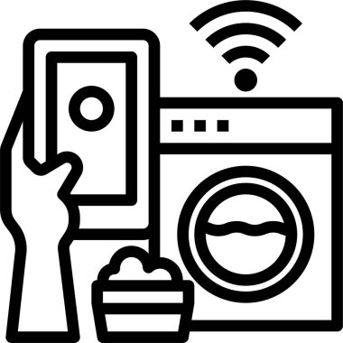 akıllı telefon simgesi vektör illüstrasyonu