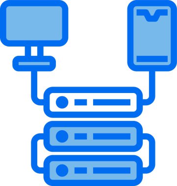 veri teknolojisi yönetim kavramı, vektör illüstrasyonu
