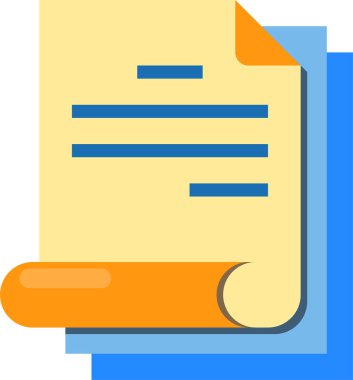 Belge dosyaları vektör illüstrasyonu 