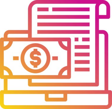 dizüstü bilgisayar çizgisi vektör simgesi.