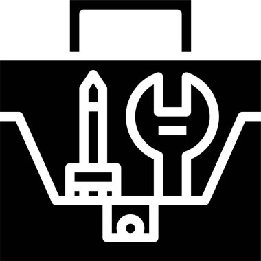 Araç simgesinin vektör illüstrasyonu