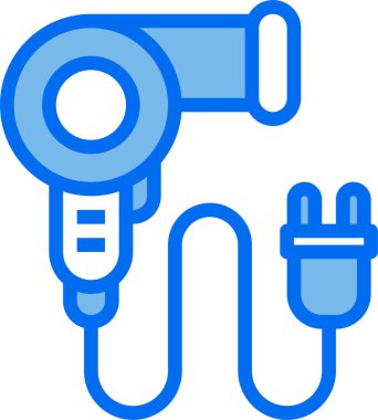 Kurutucu simgesi, vektör illüstrasyonu