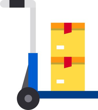 Alışveriş kavramının minimalist vektör simgesi 