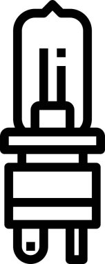 Lamba konseptinin minimalist vektör simgesi