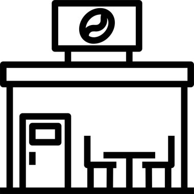Restoran simgesinin vektör illüstrasyonu