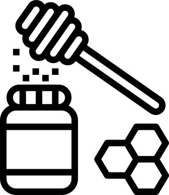 yemek ve okul çizgisi vektör simgesi.