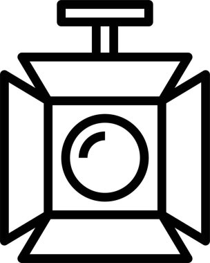 minimalistic vector icon of spotlight