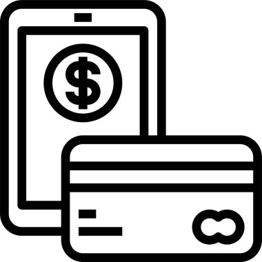 akıllı telefon simgesi vektör illüstrasyonu