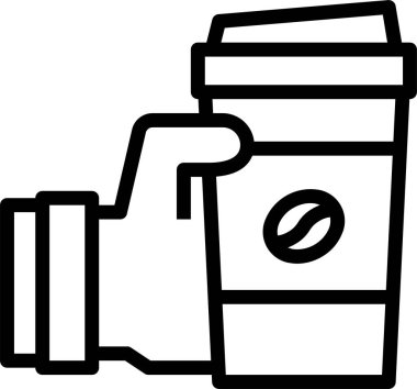 Kahvenin vektör çizimi