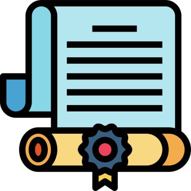 Eğitim minimalist vektör simgesi