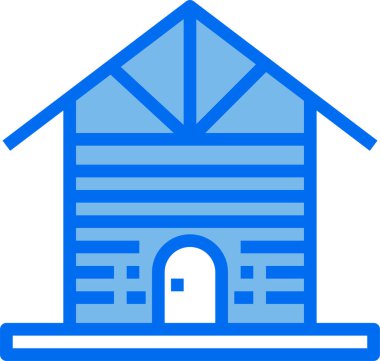 Ev simgesi, vektör illüstrasyonu