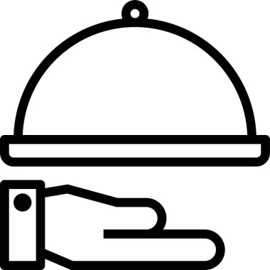 servis minimalist vektör simgesi