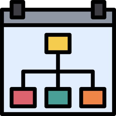 Bilim ve teknoloji çizgi vektör simgesi.