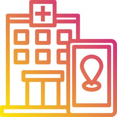 akıllı telefon simgesi vektör illüstrasyonu