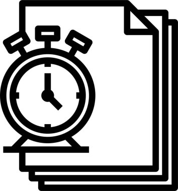 belge simgesi, vektör çizimi 