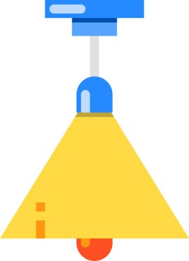 Lamba simgesi vektör illüstrasyonu, ampul simgesi