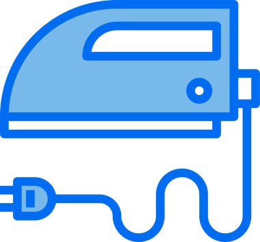 Demir aletlerin vektör illüstrasyon simgesi