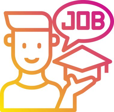 Eğitim minimalist vektör simgesi