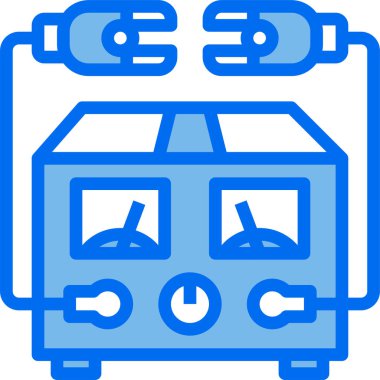 Elektrik sayacının vektör illüstrasyonu