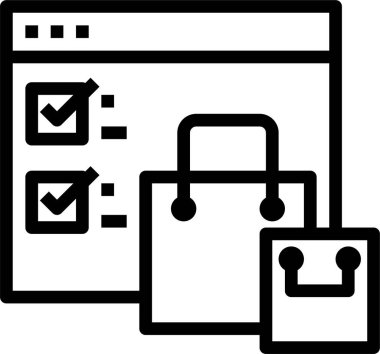 çevrimiçi web alışveriş vektörü illüstrasyonu