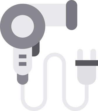 Kurutucu simgesi, vektör illüstrasyonu