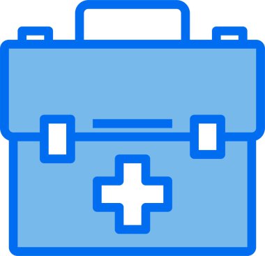 Acil durum kitinin vektör illüstrasyonu