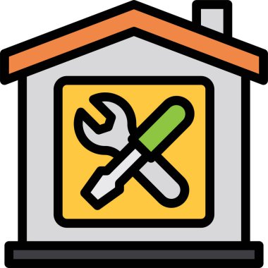 Simge vektör illüstrasyonunu onar