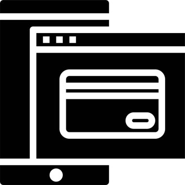 akıllı telefon simgesi vektör illüstrasyonu