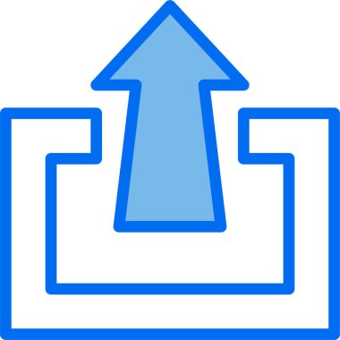 ok vektör resimleme simgesi yükle 