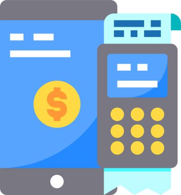 akıllı telefon simgesi vektör illüstrasyonu