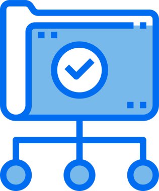 veri teknolojisi yönetim kavramı, vektör illüstrasyonu