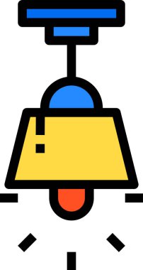 Lamba simgesi vektör illüstrasyonu, ampul simgesi