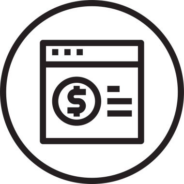 servis simgesi, vektör illüstrasyonu