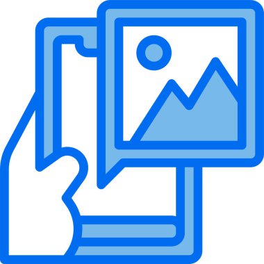 akıllı telefon simgesi vektör illüstrasyonu