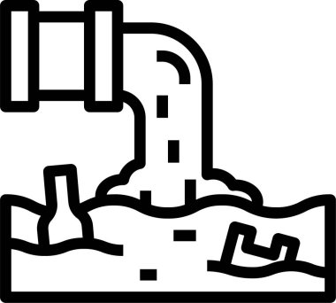 Ekoloji minimalist vektör simgesi