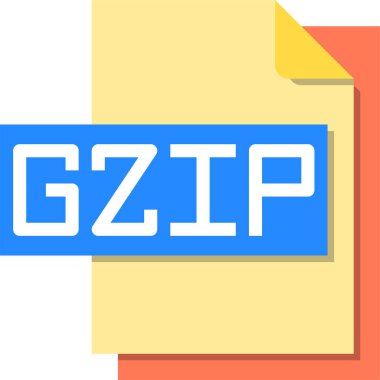 Vektör illüstrasyon zip dosyası biçimi 