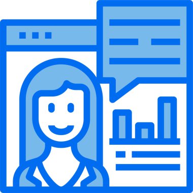 Sohbet kutusu, vektör illüstrasyonu 